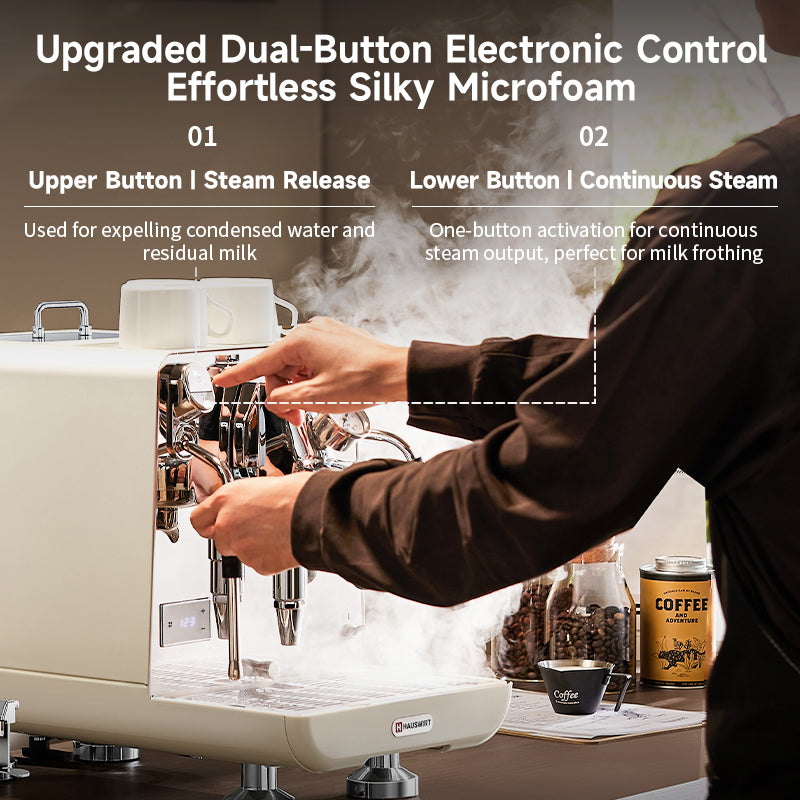 Hauswirt C6 Home Use Semi-Automatic Espresso Machine