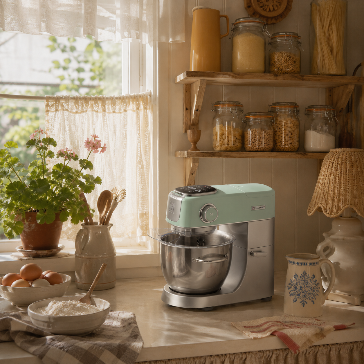 Hauswirt M5 Kitchen Stand Mixer 5.3QT with LED Touch Screen